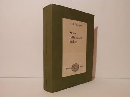Storia della società inglese - George M. Trevelyan - copertina