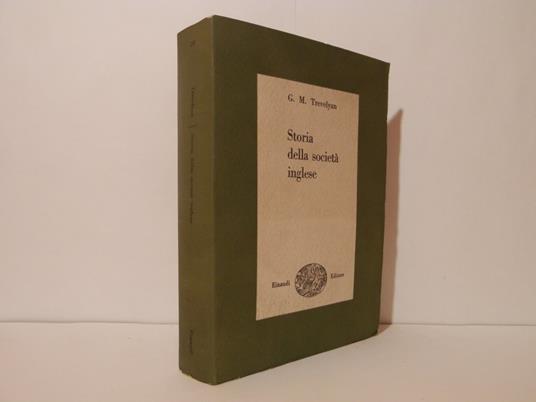 Storia della società inglese - George M. Trevelyan - copertina