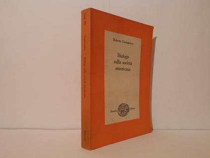 Dialogo sulla società americana - Roberto Giammanco - copertina