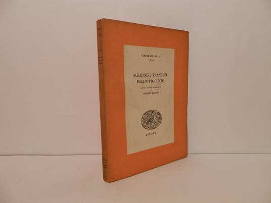 Scrittori francesi dell'Ottocento - Cesare De Lollis - copertina