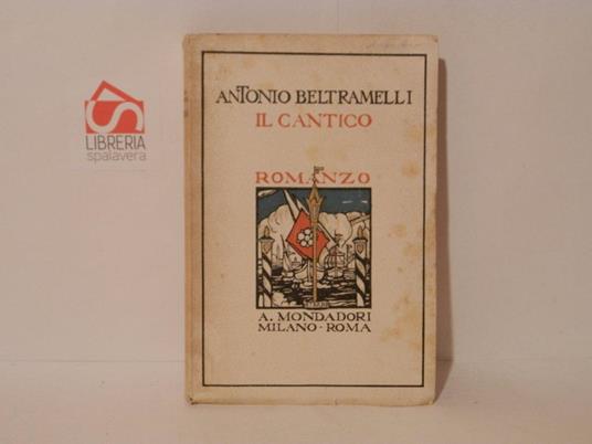 Il cantico - Antonio Beltramelli - copertina