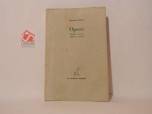 Opere. Diario - Poesie, opere in prosa - Danielle Sarréra - copertina