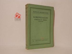 Lorenzaccio. Lorenzo de' Medici 1514-1548 - Ridolfo Mazzucconi - copertina