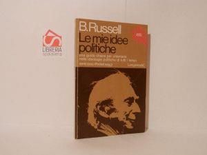 Le mie idee politiche - Bertrand Russell - copertina
