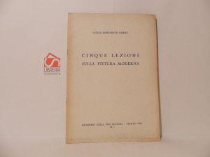 Cinque lezioni sulla pittura moderna - Giulio Benedetto Emert - copertina