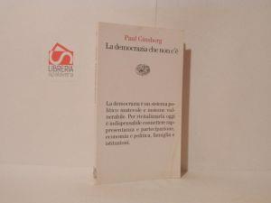 La democrazia che non c'è - Paul Ginsborg - copertina