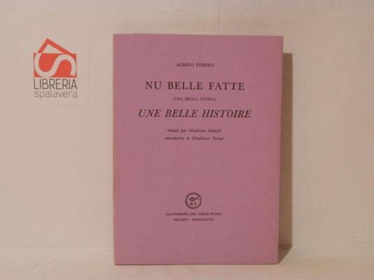 Nu belle fatte, una bella storia, une belle histoire - Albino Pierro - copertina
