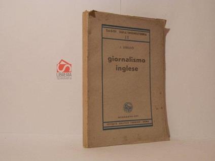 Giornalismo inglese - copertina