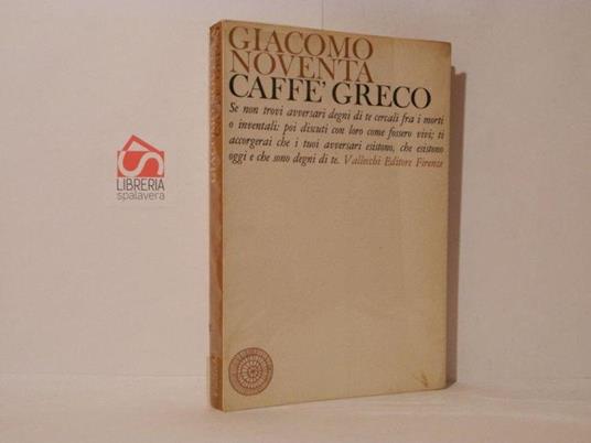 Caffé Greco - Giacomo Noventa - copertina