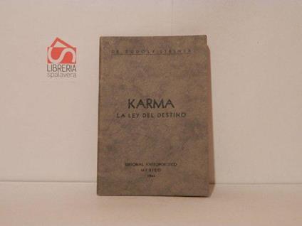 Karma. La Ley del destino - Rudolf Steiner - copertina