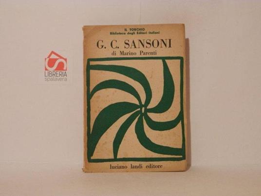 G. C. Sansoni Editore In Firenze - Marino Parenti - copertina