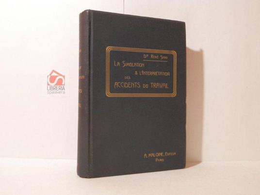 La simulation e l'interpretation des accidents du travail - copertina