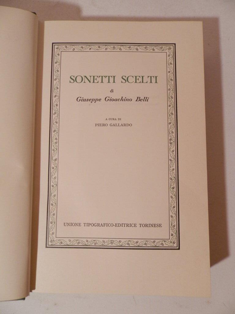Sonetti scelti