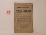 Revue pratique de biologie appliquée à la clinique et a la therapeutique. N. 9, septembre 1928
