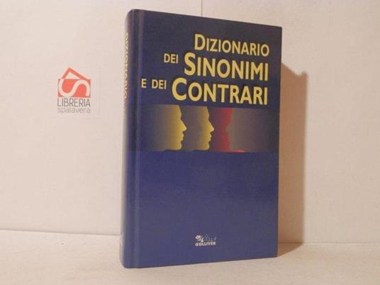 Dizionario dei sinonimi e dei contrari - copertina