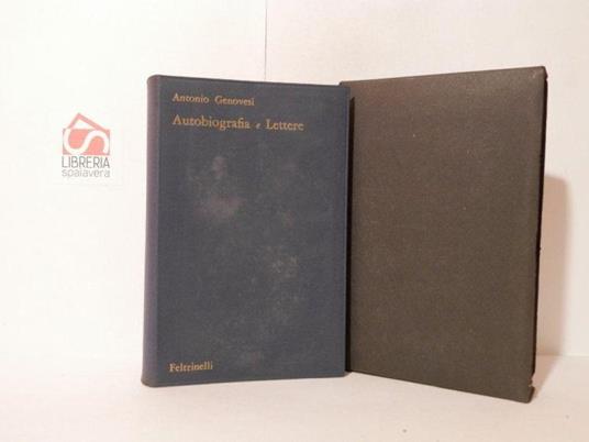 Autobiografia e lettere - Antonio Genovesi - copertina