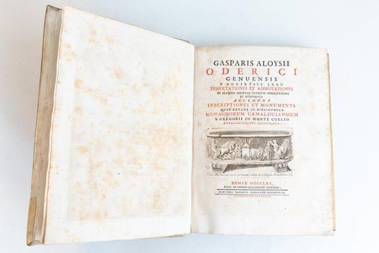 Dissertationes et adnotationes in aliquot ineditas veterum inscriptiones et numismata. Accedunt inscriptiones et monumenta quae extant in bibliotheca monachorum Camaldulensium S. Gregorii in Monte Coelio explicationibus illustrata - Gasparo Luigi Oderico - 5