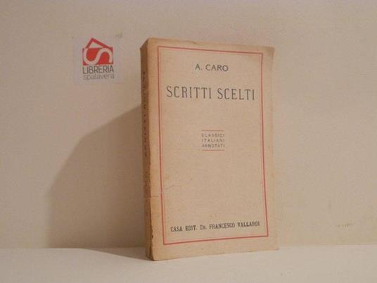 Scritti scelti - Annibal Caro - copertina
