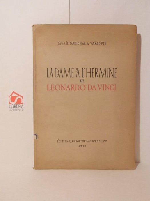 La Dame a l'Hermine de Leonardo Da Vinci - copertina