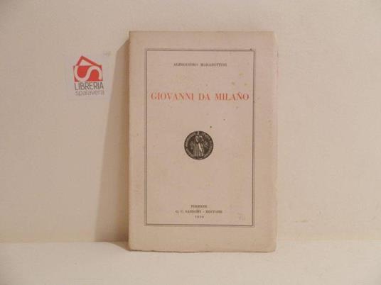 Giovanni da Milano - Alessandro Marabottini - copertina