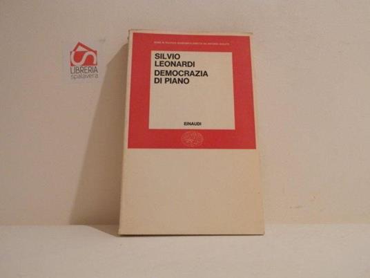 Democrazia di piano - Silvio Leonardi - copertina