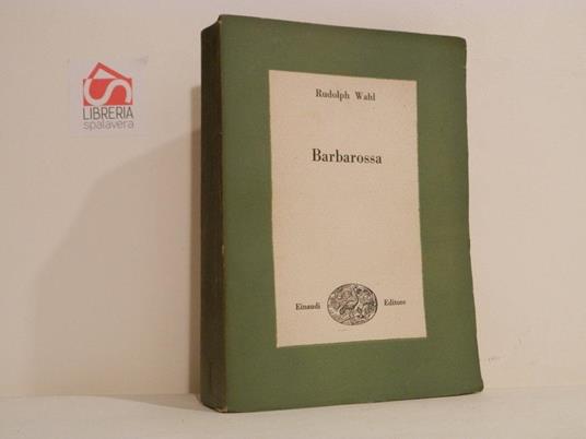 Barbarossa - Rudolph Wahl - copertina