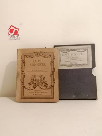 Love sonnets - Elizabeth Barrett Browning - copertina