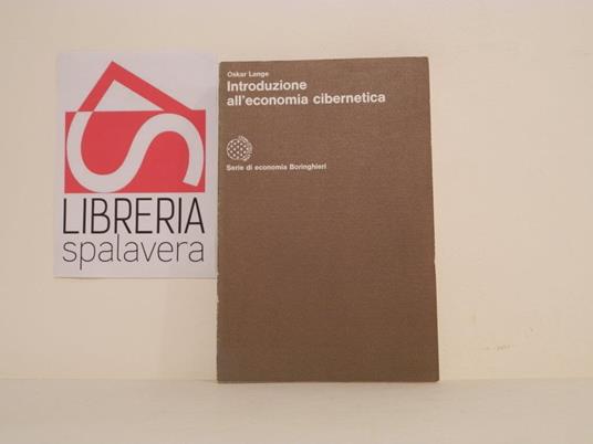 Introduzione all'economia cibernetica - Oskar Lange - copertina
