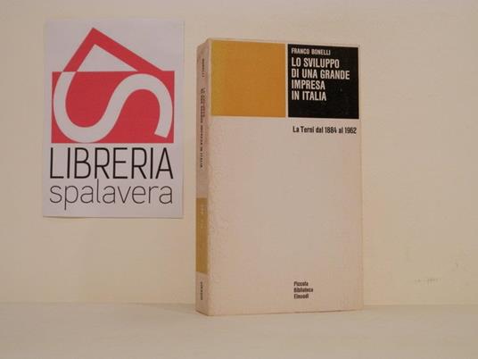 Lo sviluppo di una grande impresa in Italia. La Terni dal 1884 al 1962 - Franco Bonelli - copertina