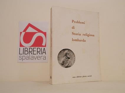 Problemi di Storia religiosa lombarda - copertina