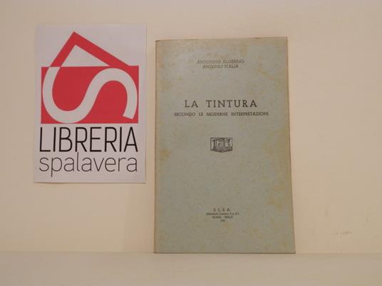 La tintura, secondo le moderne interpretazioni - copertina