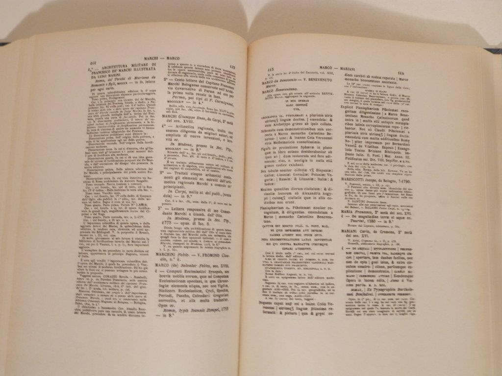 Biblioteca matematica italiana : dalla origine della stampa ai primi anni del secolo XIX. 2 volumi