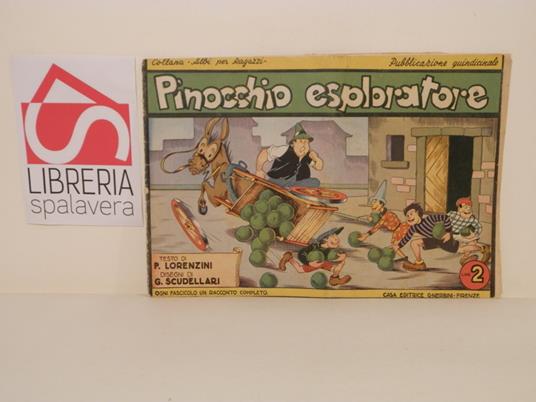 Pinocchio esploratore - copertina