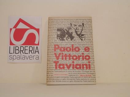 Paolo e Vittorio Taviani - Marco De Paoli - copertina