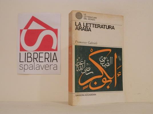 La letteratura araba - Francesco Gabrieli - copertina