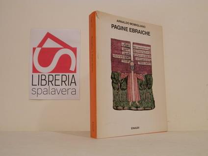 Pagine ebraiche - Arnaldo Momigliano - copertina