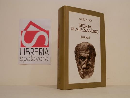 Storia di Alessandro - Flavio Arriano - copertina