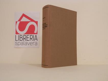 Studi di letteratura e filologia latina - Ettore Stampini - copertina