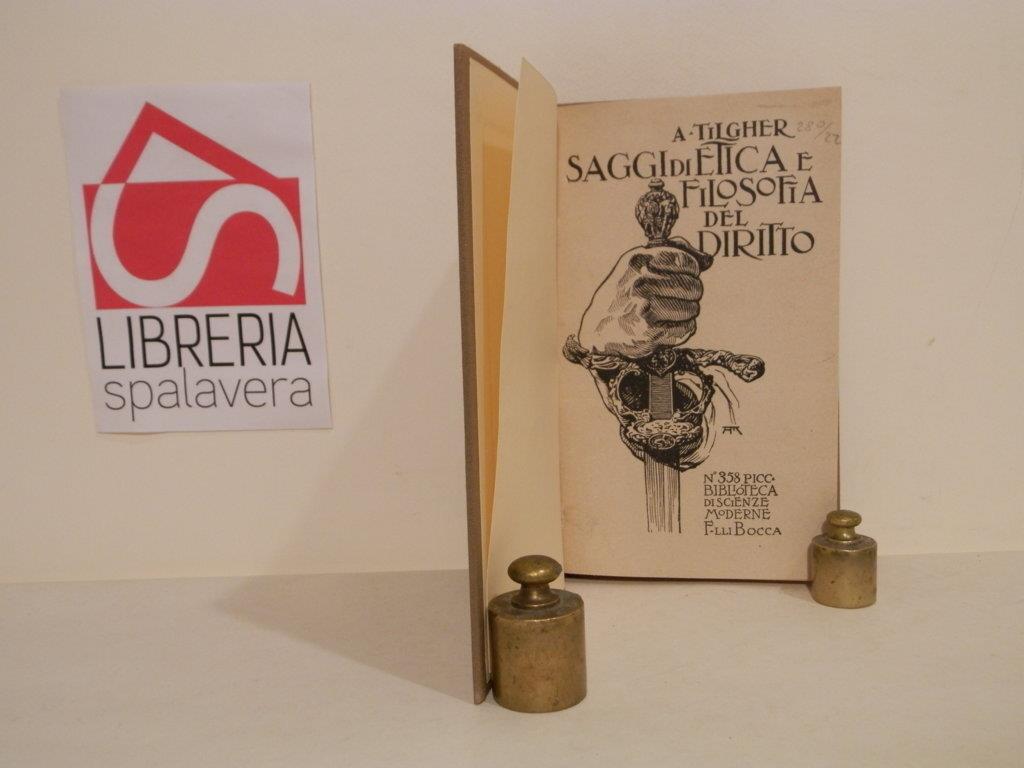 Saggi di etica e di filosofia del diritto