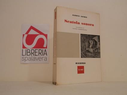 Scatola sonora - Alberto Savinio - copertina