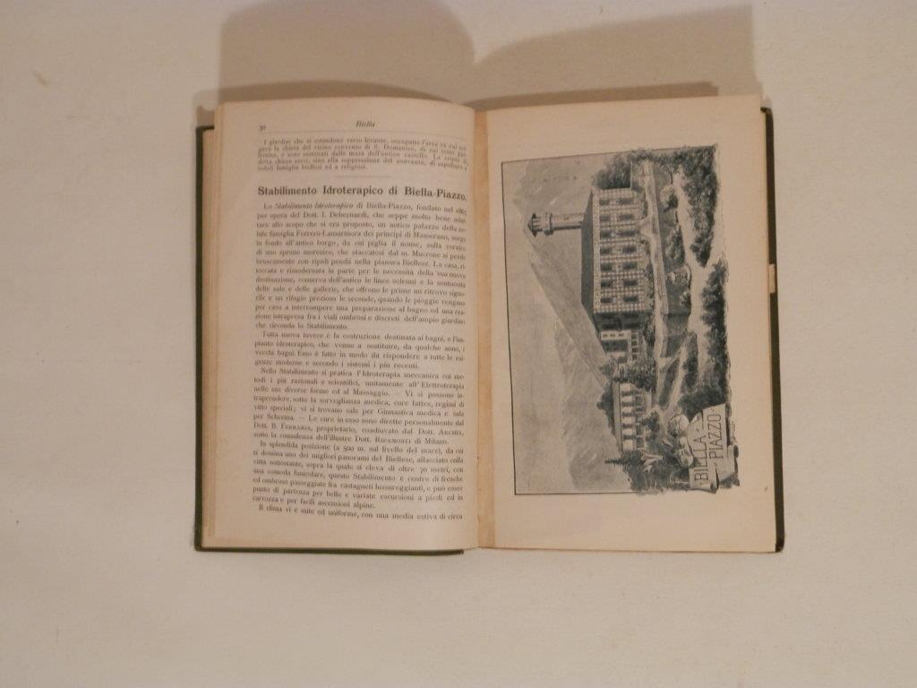 Guida illustrata pel villeggiante nel Biellese : santuari ed ospizi, stabilimenti idroterapici, passeggiate ed escursioni da Biella, Mosso Santa Maria, Andorno, San Giovanni, Piedicavallo, Cossila, Oropa, Graglia