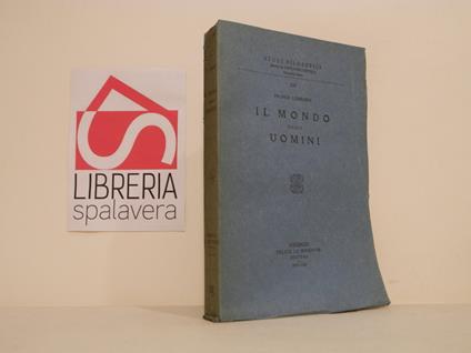 Il mondo degli uomini - Franco Lombardi - copertina