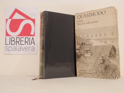Poesie e discorsi sulla poesia - Salvatore Quasimodo - copertina