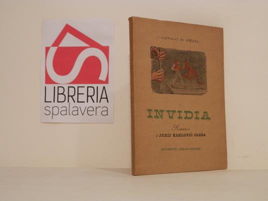 Invidia : romanzo - copertina