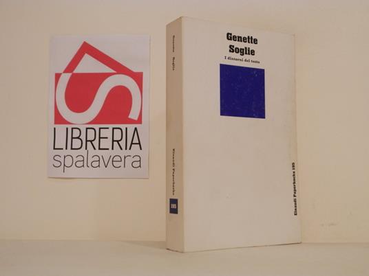 Soglie : i dintorni del testo - Gérard Genette - copertina