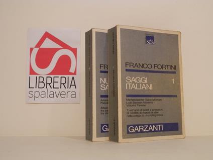 Saggi italiani. Nuovi saggi italiani. 2 volumi - Franco Fortini - copertina