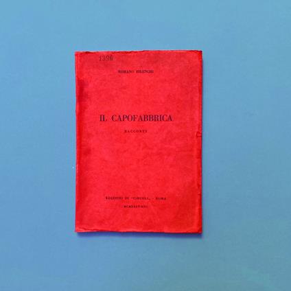 Il capofabbrica - Romano Bilenchi - copertina