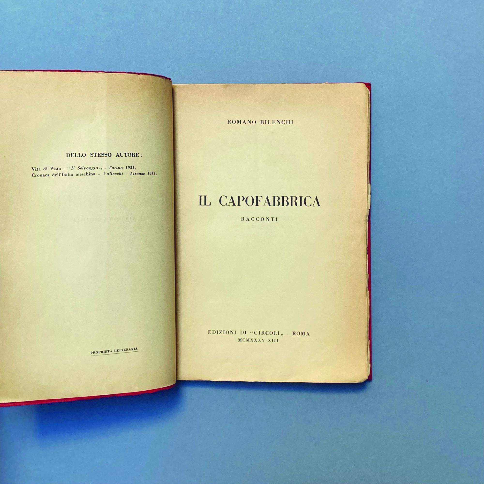 Il capofabbrica