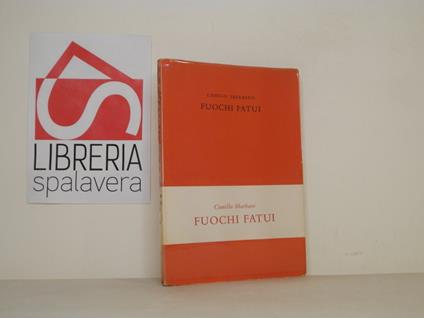 Fuochi fatui - Camillo Sbarbaro - copertina