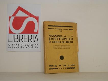 La donna del Nadir - Massimo Bontempelli - copertina